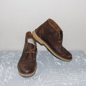 EC LADIES CLARKS ORIGINALS CHUKKA BOOTS - SIZE 9 1/2